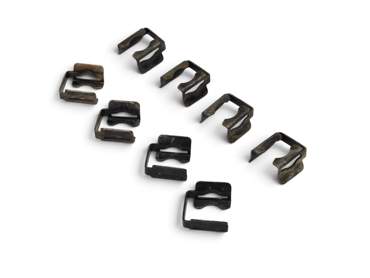 1998-2004 LS1 LS6 Black Fuel Injector Retaining Clip OEM GM - Set of 8