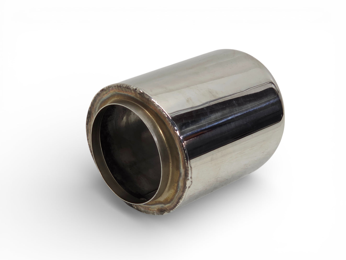 2.5 to 3.5 Inch Polished Exhaust Tip 4" Long