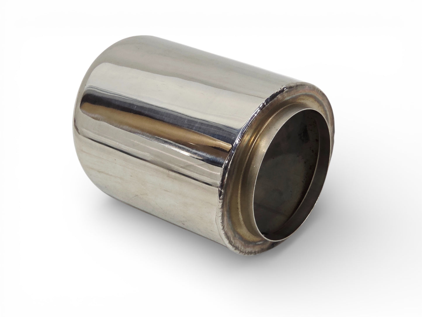 2.5 to 3.5 Inch Polished Exhaust Tip 4" Long