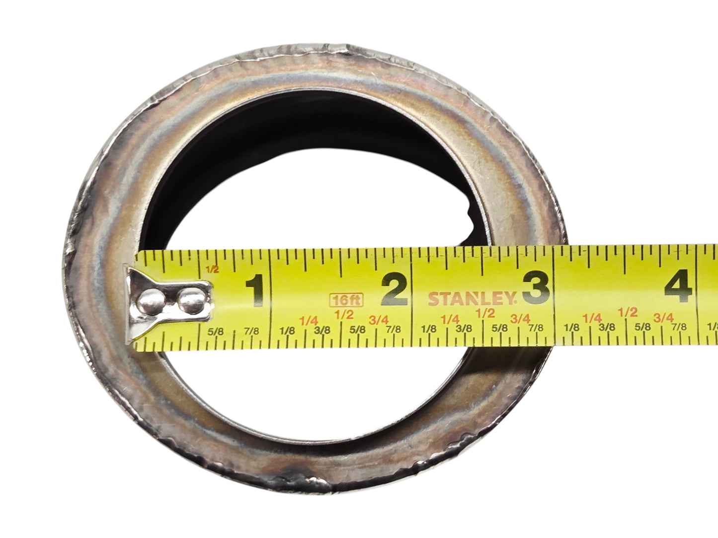 2.5 to 3.5 Inch Polished Exhaust Tip 4" Long