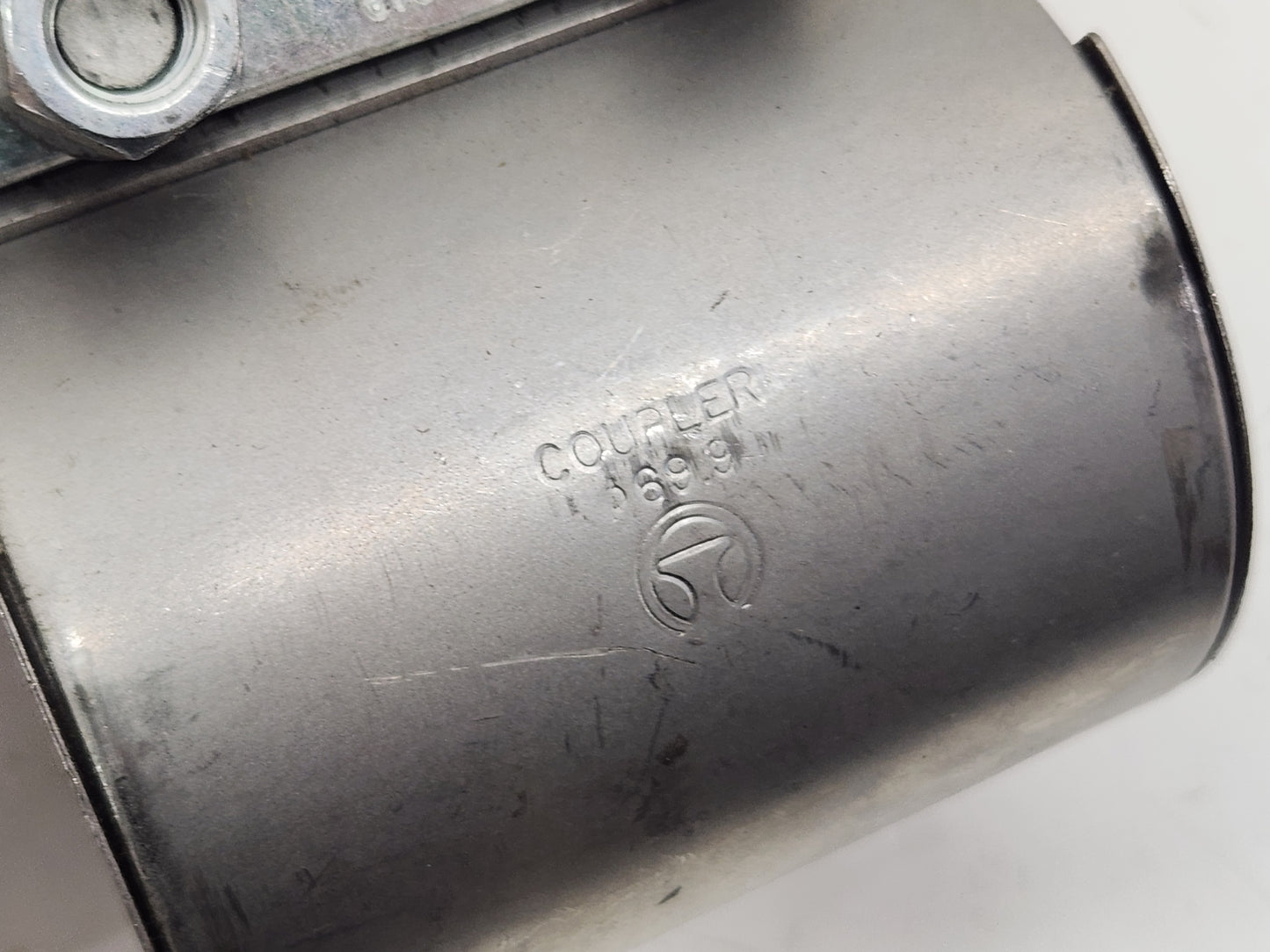 2.75" Stainless Torca Exhaust Sleeve Coupler Barrel Band Clamp - Pair of 2