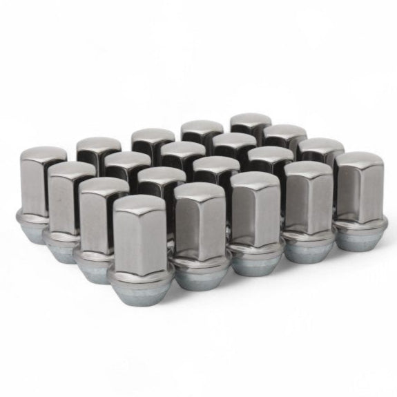 20 - 14mm x 1.5 Stainless Steel Cap Truck SUV Factory Lug Nuts OEM GM