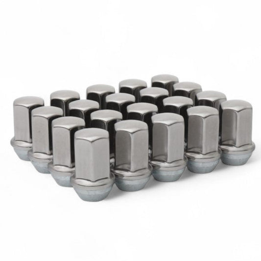 20 - 14mm x 1.5 Stainless Steel Cap Truck SUV Factory Lug Nuts OEM GM