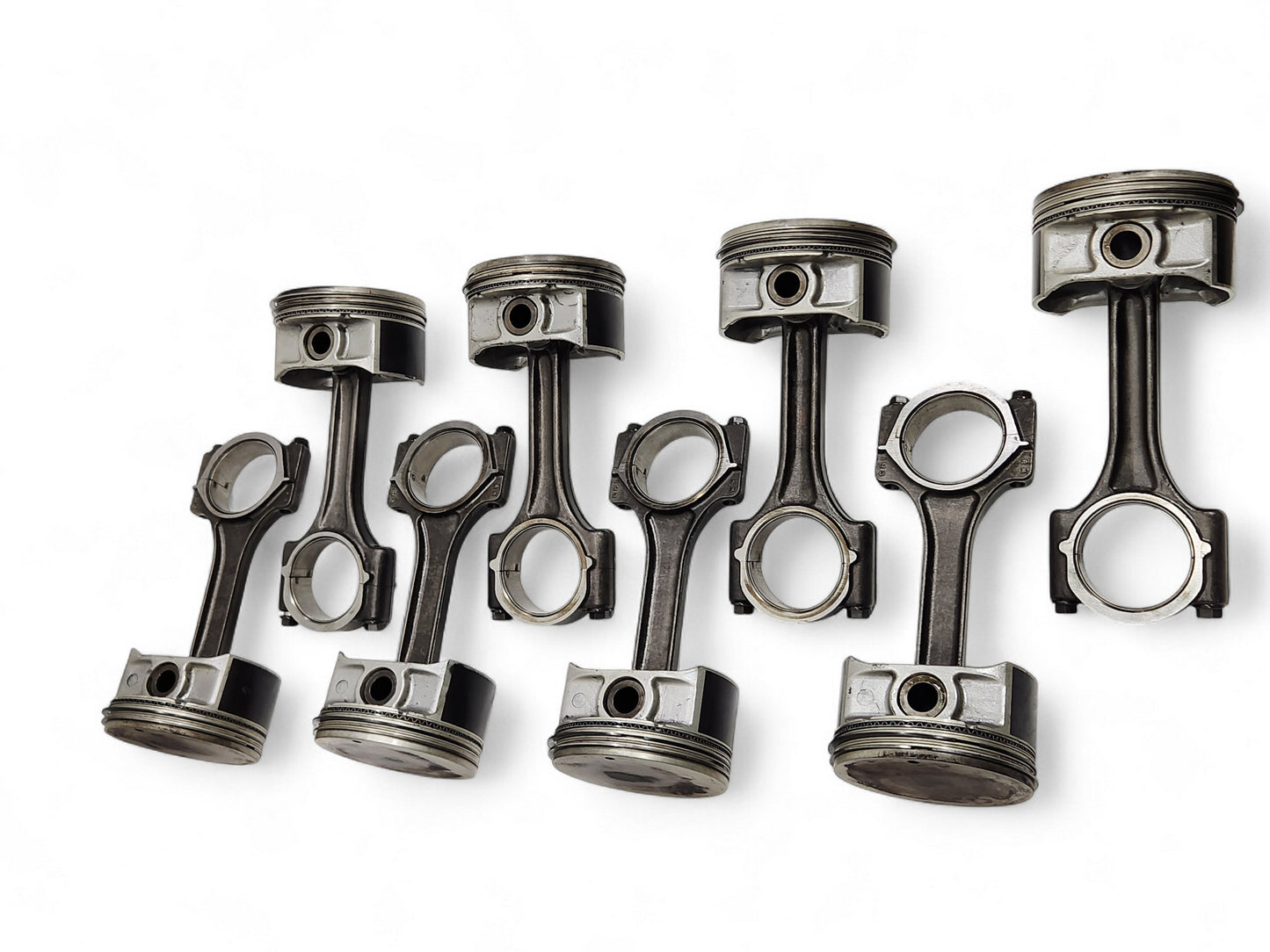 2001-2004 Chevy Corvette C5 Z06 LS6 Pistons and Connecting Rods OEM GM