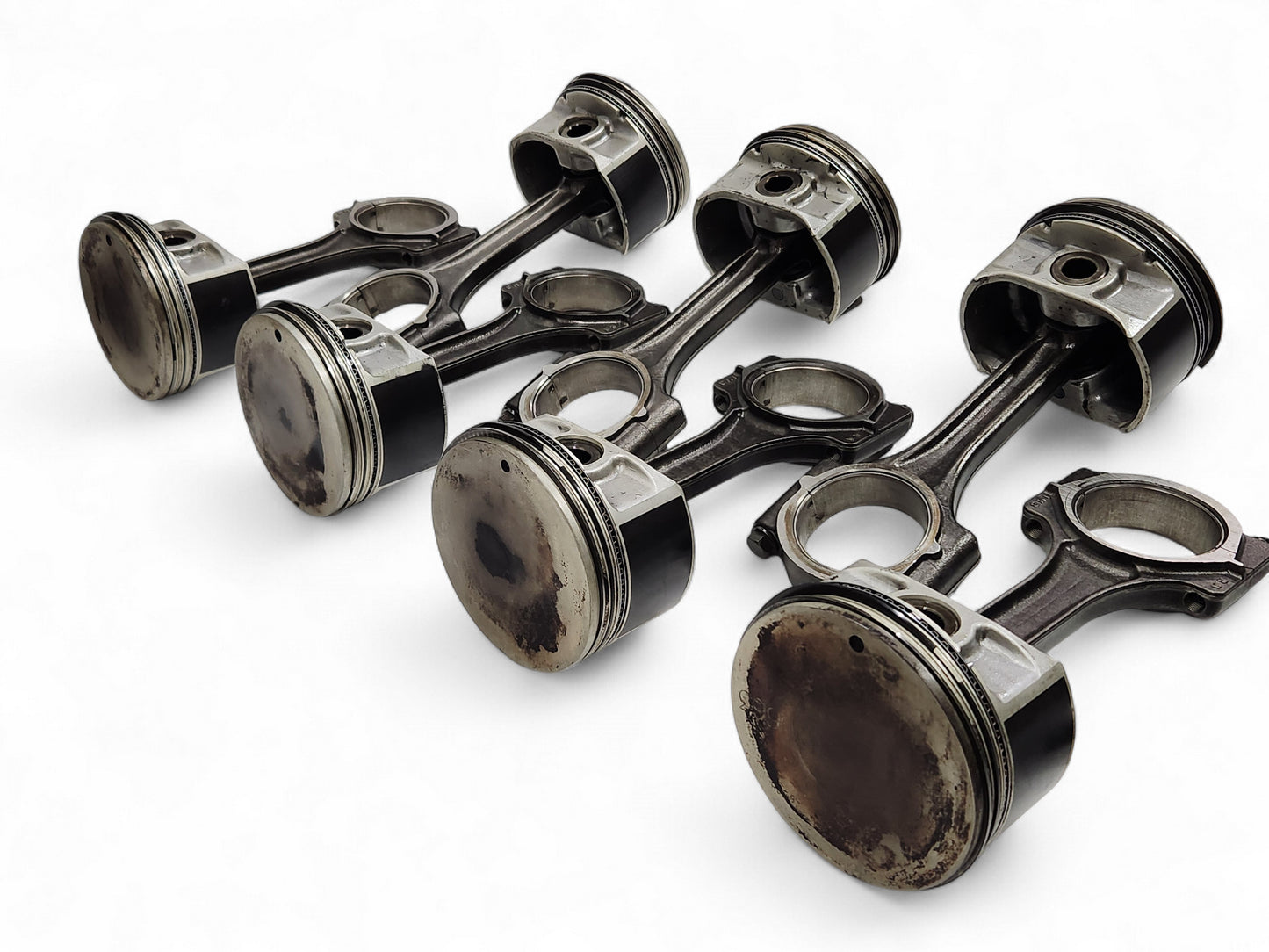 2001-2004 Chevy Corvette C5 Z06 LS6 Pistons and Connecting Rods OEM GM