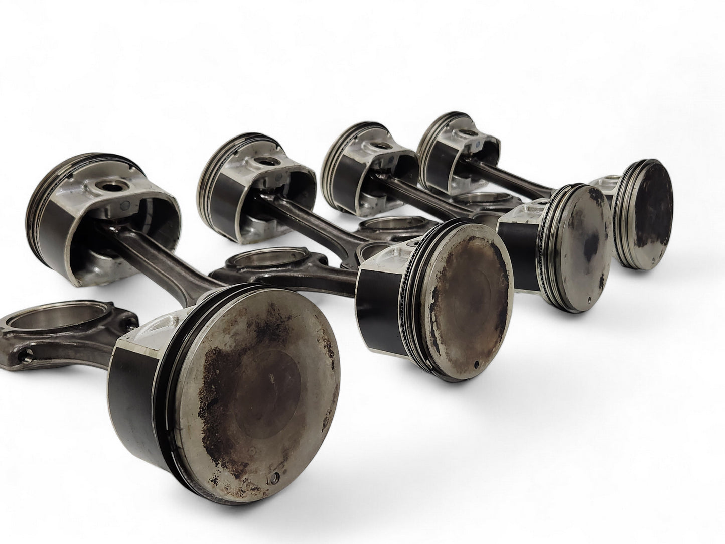 2001-2004 Chevy Corvette C5 Z06 LS6 Pistons and Connecting Rods OEM GM