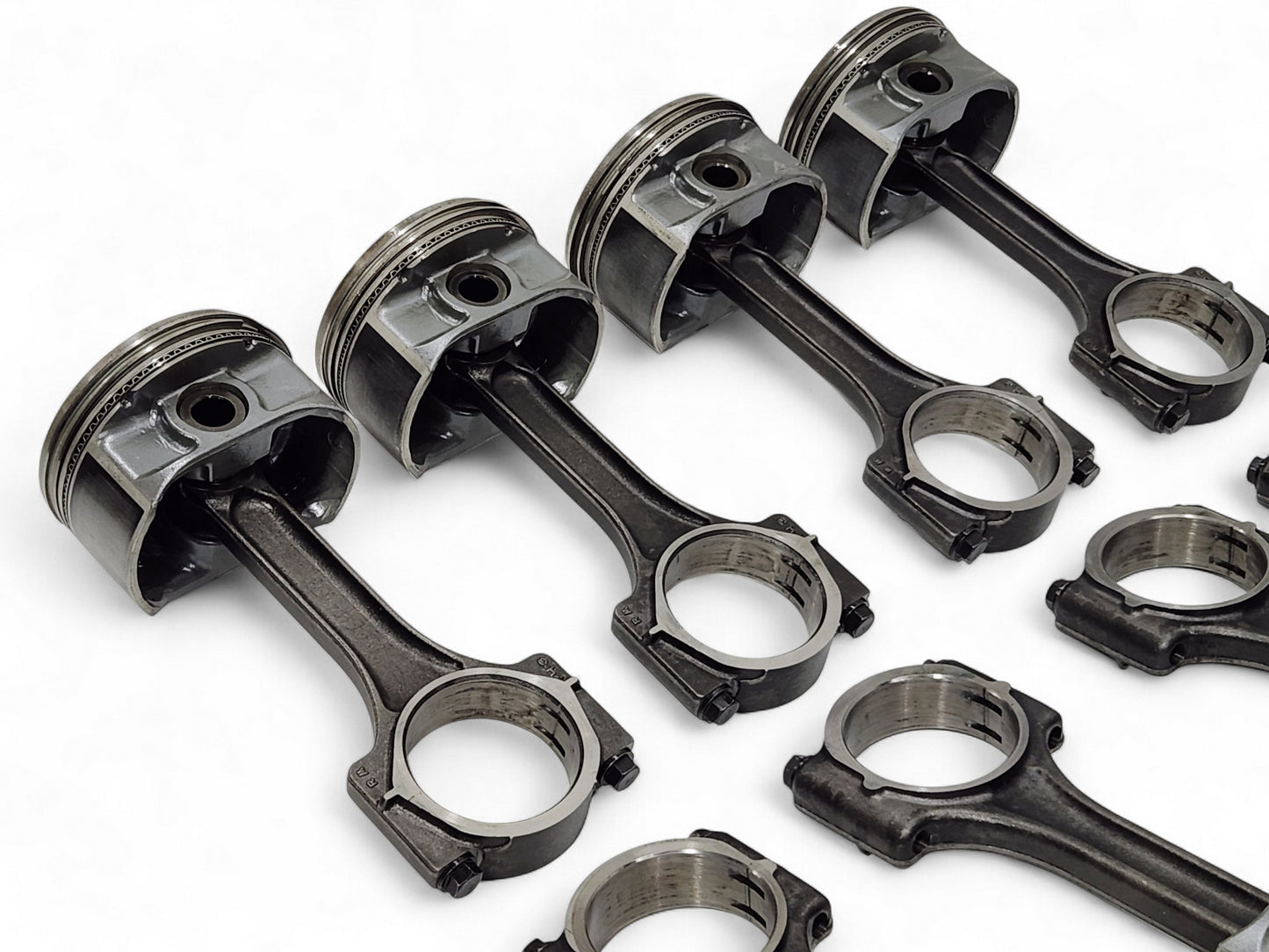 2001-2004 Chevy Corvette C5 Z06 LS6 Pistons and Connecting Rods OEM GM