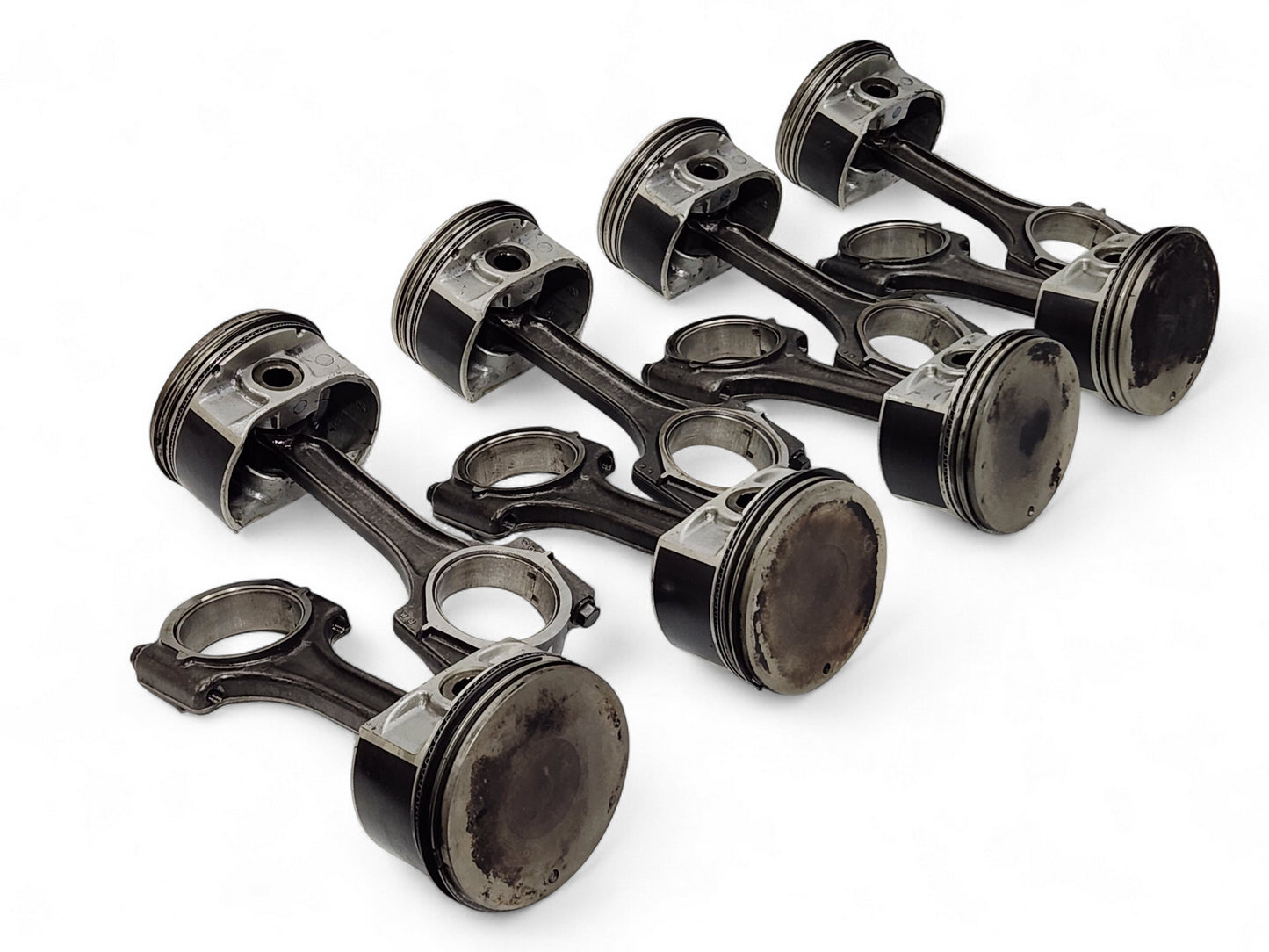 2001-2004 Chevy Corvette C5 Z06 LS6 Pistons and Connecting Rods OEM GM