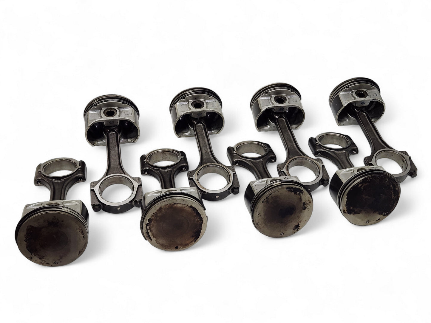 2001-2004 Chevy Corvette C5 Z06 LS6 Pistons and Connecting Rods OEM GM