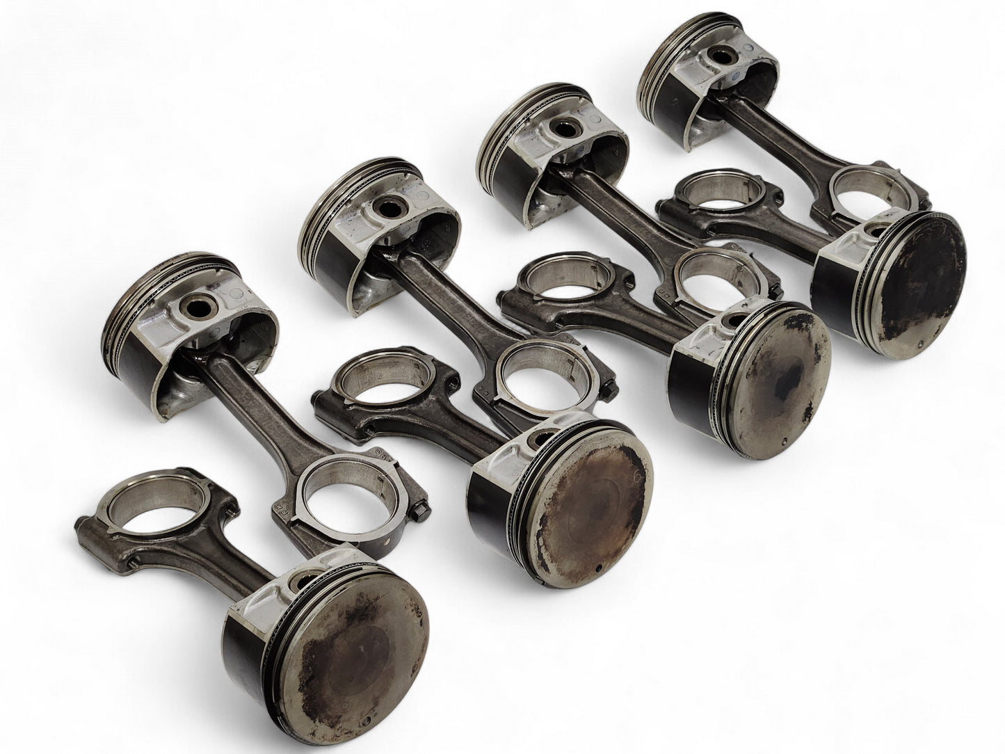 2001-2004 Chevy Corvette C5 Z06 LS6 Pistons and Connecting Rods OEM GM