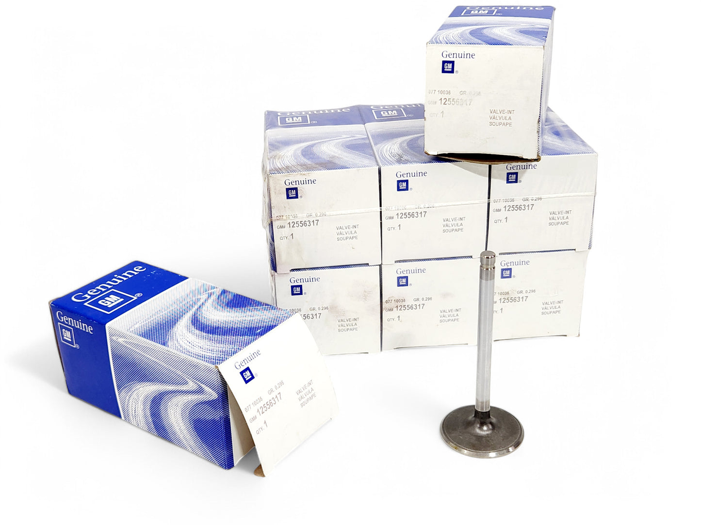 2001-2007 Big Block 8.1L 454 502 Intake Valve OEM GM 12556317 - Set of 8