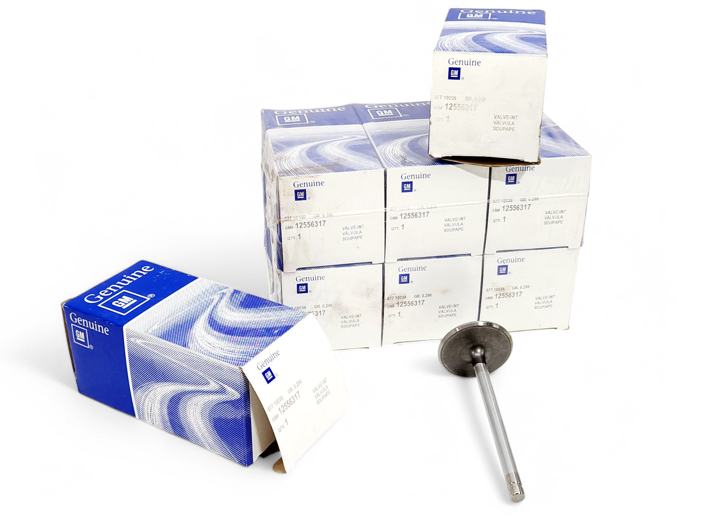 2001-2007 Big Block 8.1L 454 502 Intake Valve OEM GM 12556317 - Set of 8