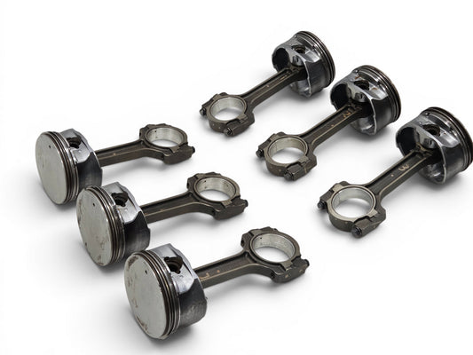2002-2007 LS2 LQ9 6.0L Pistons and Connecting Rods OEM GM - Lot of 6