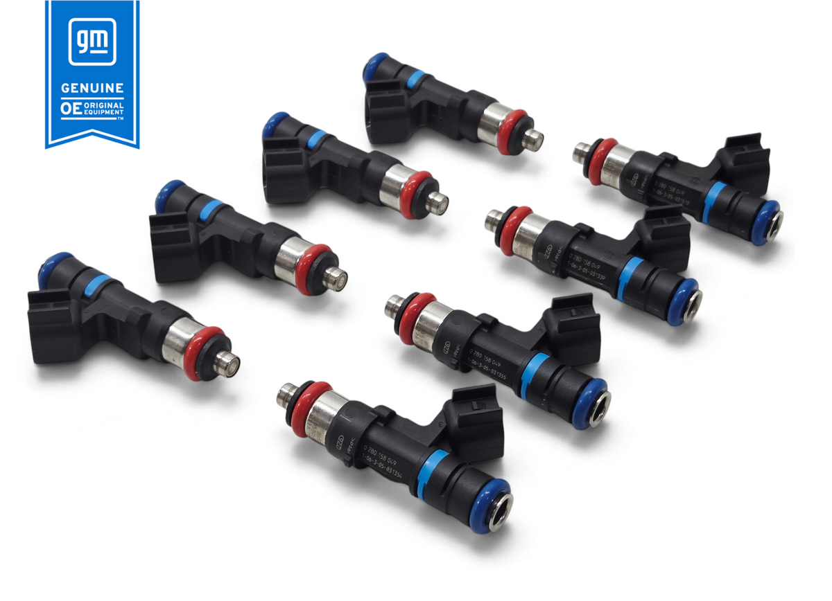 2005-2007 Corvette GTO CTSV LS2 Fuel Injectors OEM GM 12569113 - Set of 8