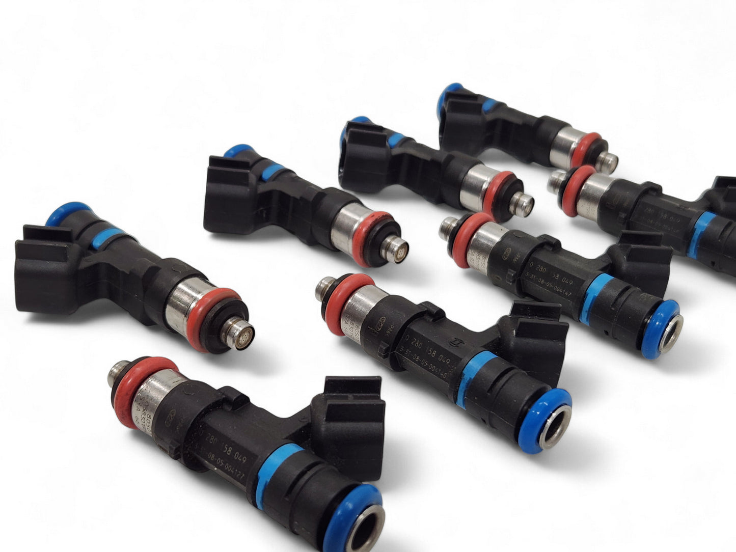 2005-2007 Corvette GTO CTSV LS2 Fuel Injectors OEM GM 89017586 - Set of 8