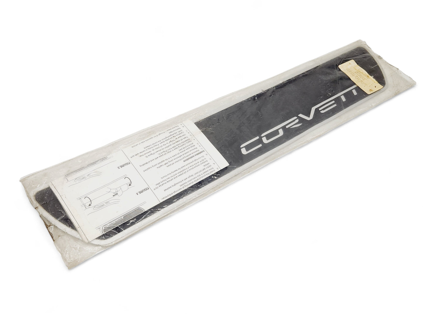 2005-2013 Chevy Corvette C6 Brushed Aluminum Door Sills OEM GM 17800062