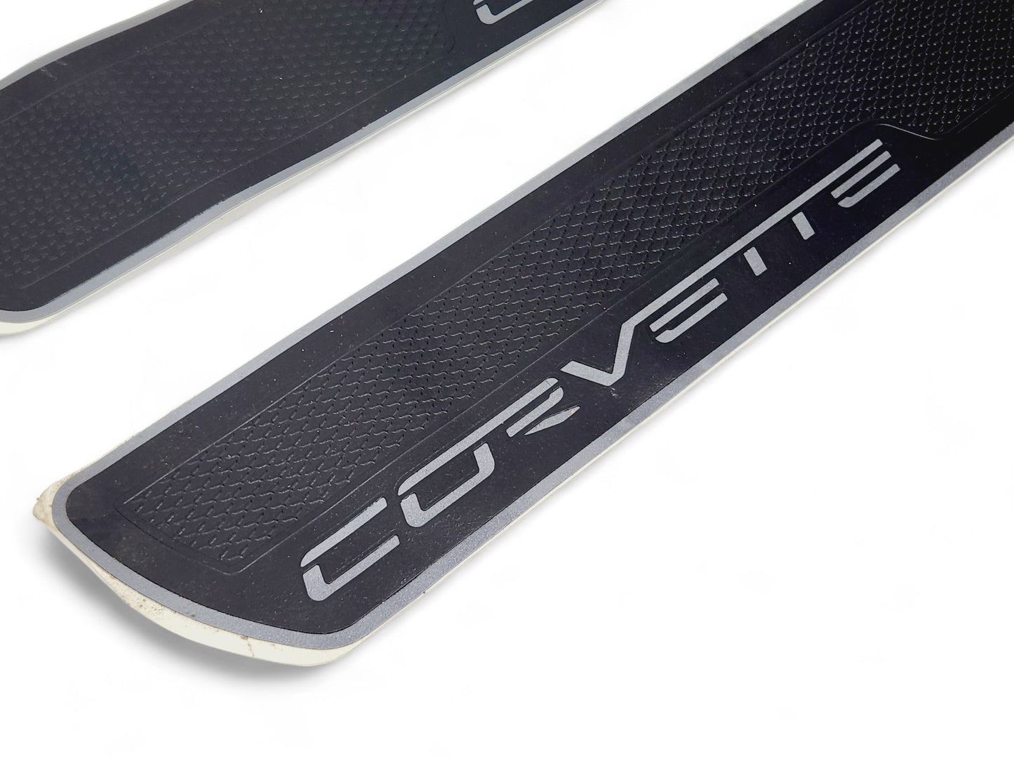 2005-2013 Chevy Corvette C6 Gunmetal Door Sills OEM GM 17802223