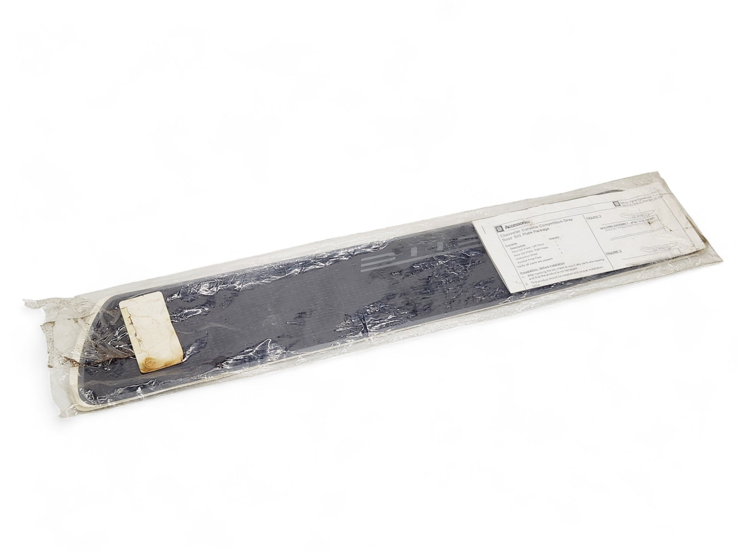 2005-2013 Chevy Corvette C6 Gunmetal Door Sills OEM GM 17802223