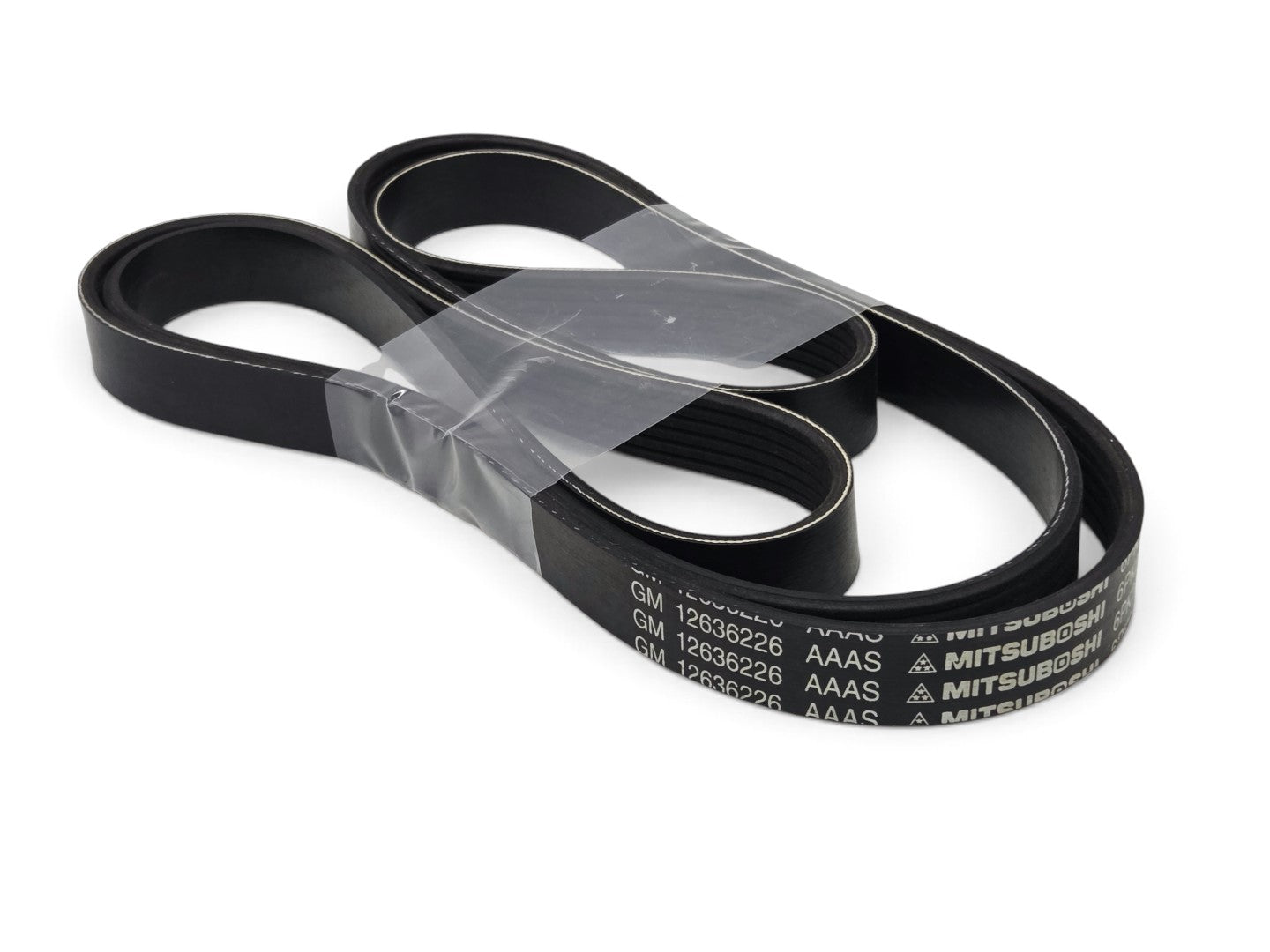 Send it Auto Parts OEM GM serpentine belt 12636226 for Chevrolet Corvette C6, new takeoff condition.