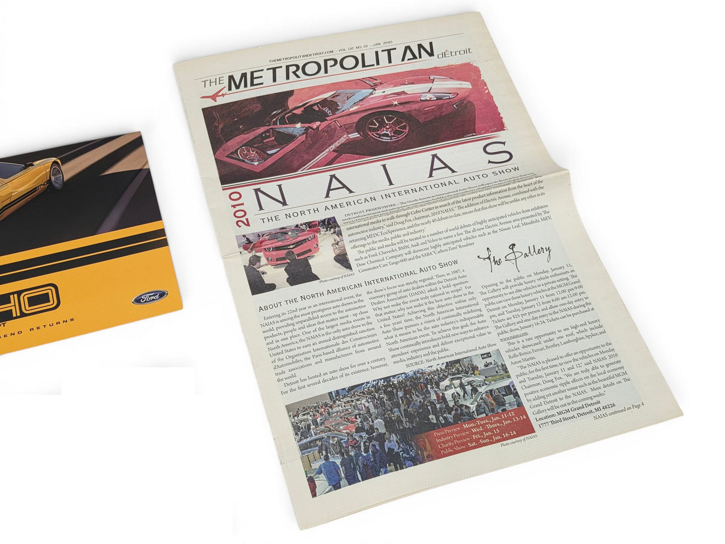 2005 2006 Ford GT Dealer Launch Binder Concept Brochure and newspaper feature