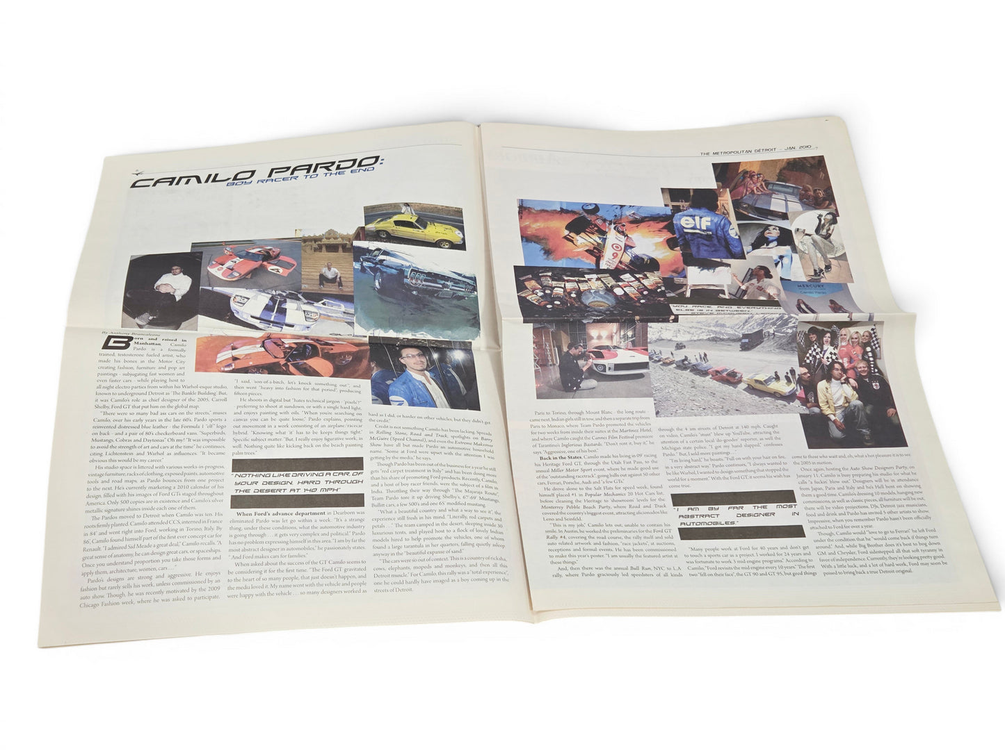 2005 2006 Ford GT Dealer Launch Binder Concept Brochure and newspaper feature