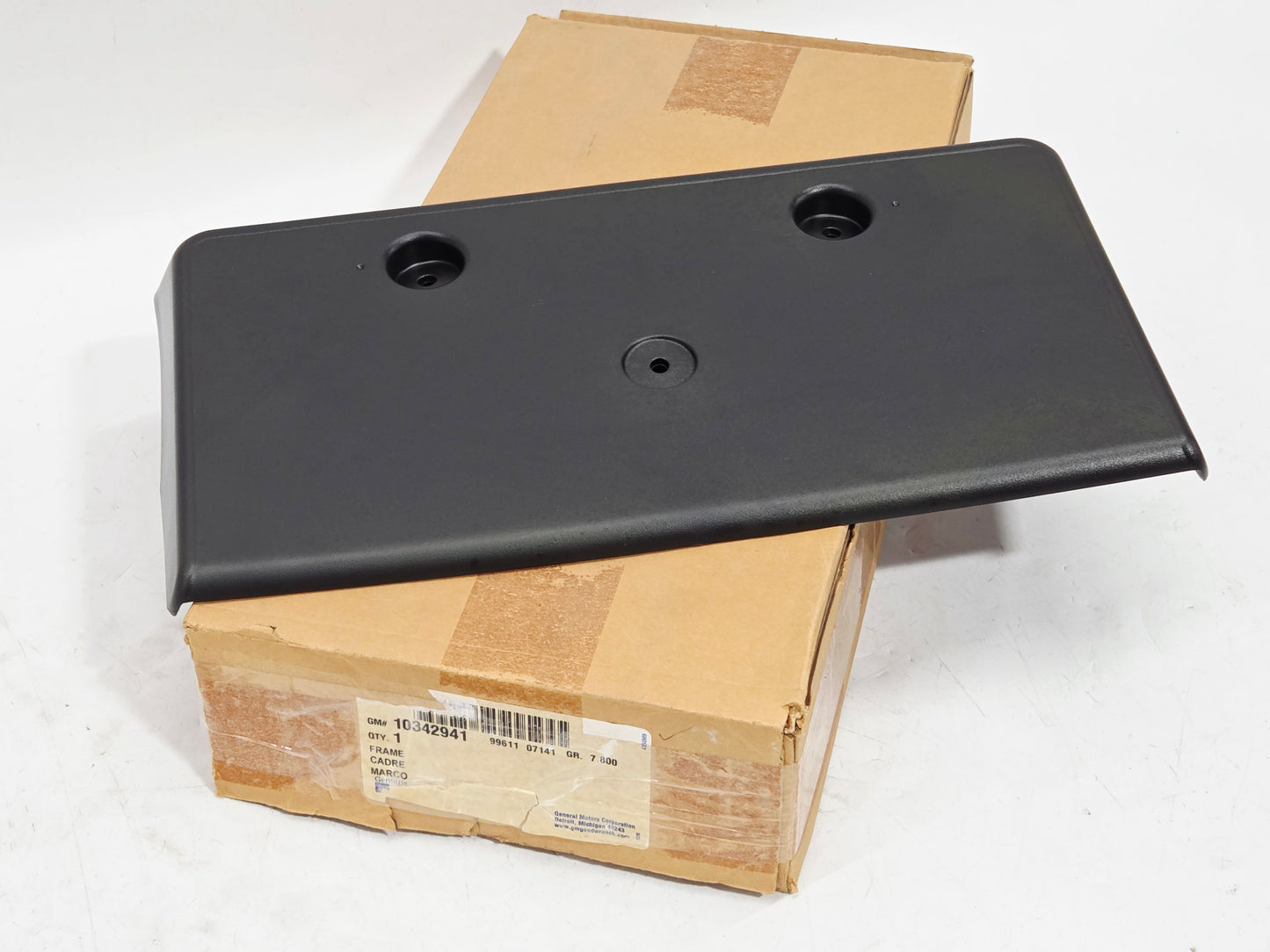2006-2013 Corvette C6 Z06 Grand Sport ZR1 Front License Plate Bracket OEM GM