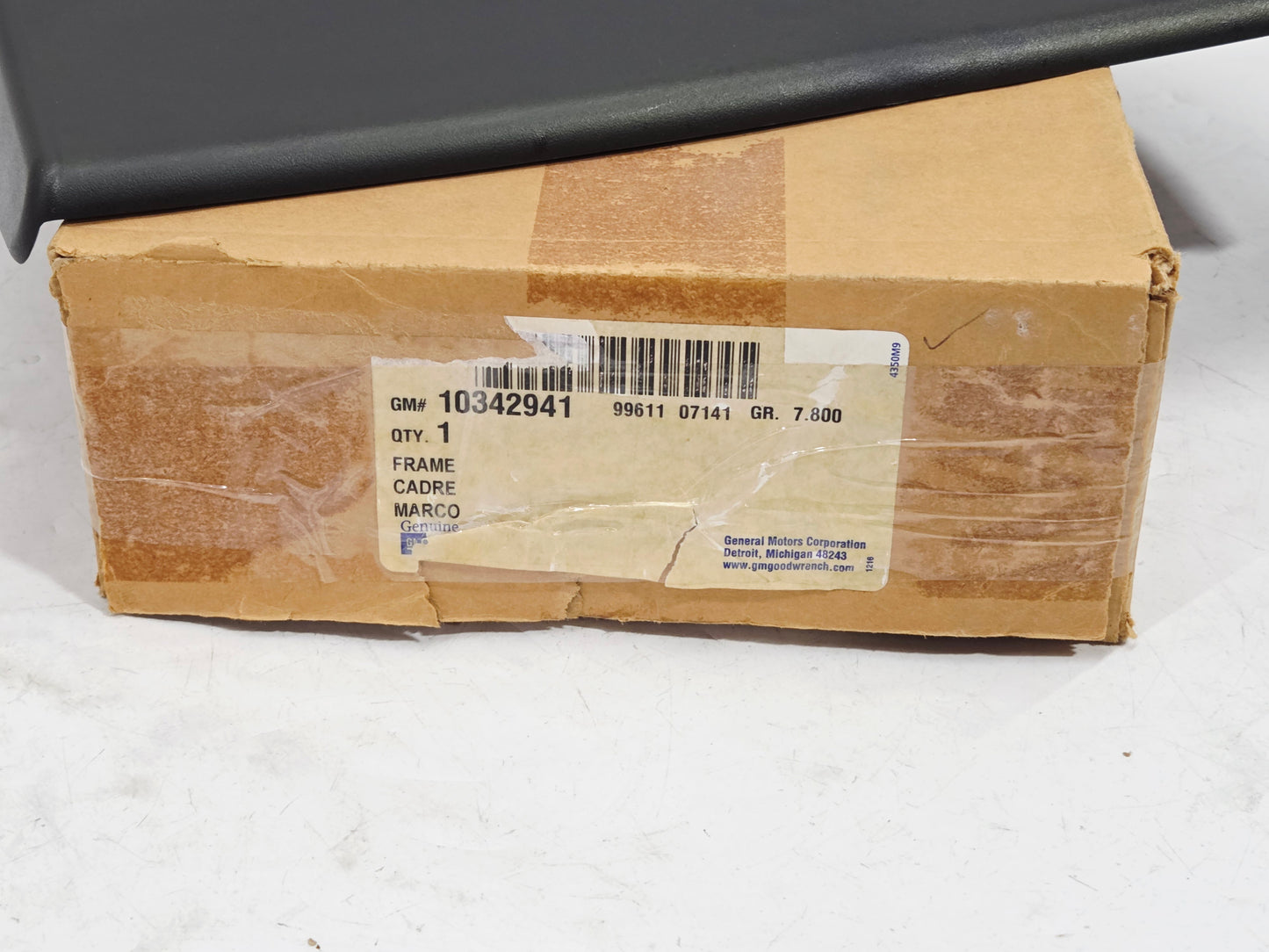 2006-2013 Corvette C6 Z06 Grand Sport ZR1 Front License Plate Bracket OEM GM
