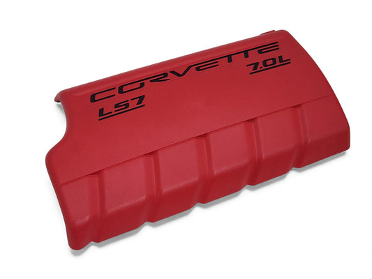 2006-2013 Corvette C6 Z06 LS7 7.0L Passenger Side Red Engine Fuel Rail Cover