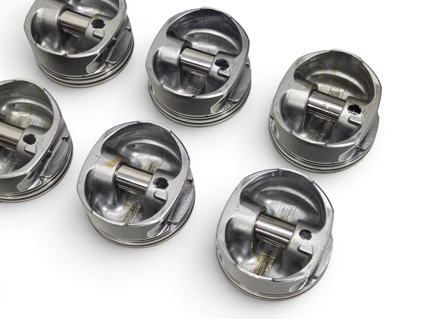 2008-2017 LS3 6.2L Set of 8 Pistons OEM GM 19207287 - Crate Engine takeoffs