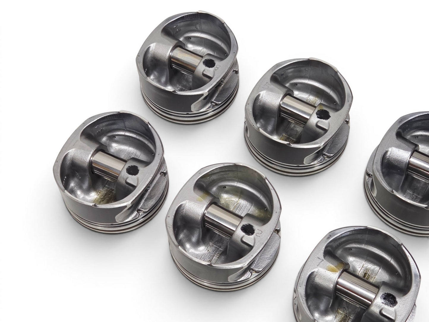 2008-2017 LS3 6.2L Set of 8 Pistons OEM GM 19207287 - Crate Engine takeoffs