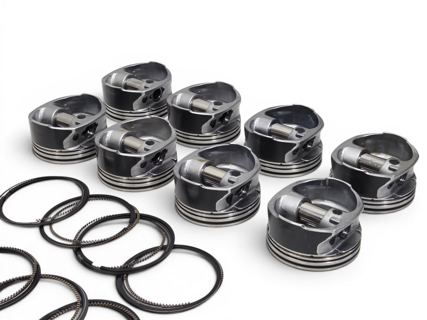 2008-2017 LS3 6.2L Set of 8 Pistons OEM GM 19207287 - Crate Engine takeoffs