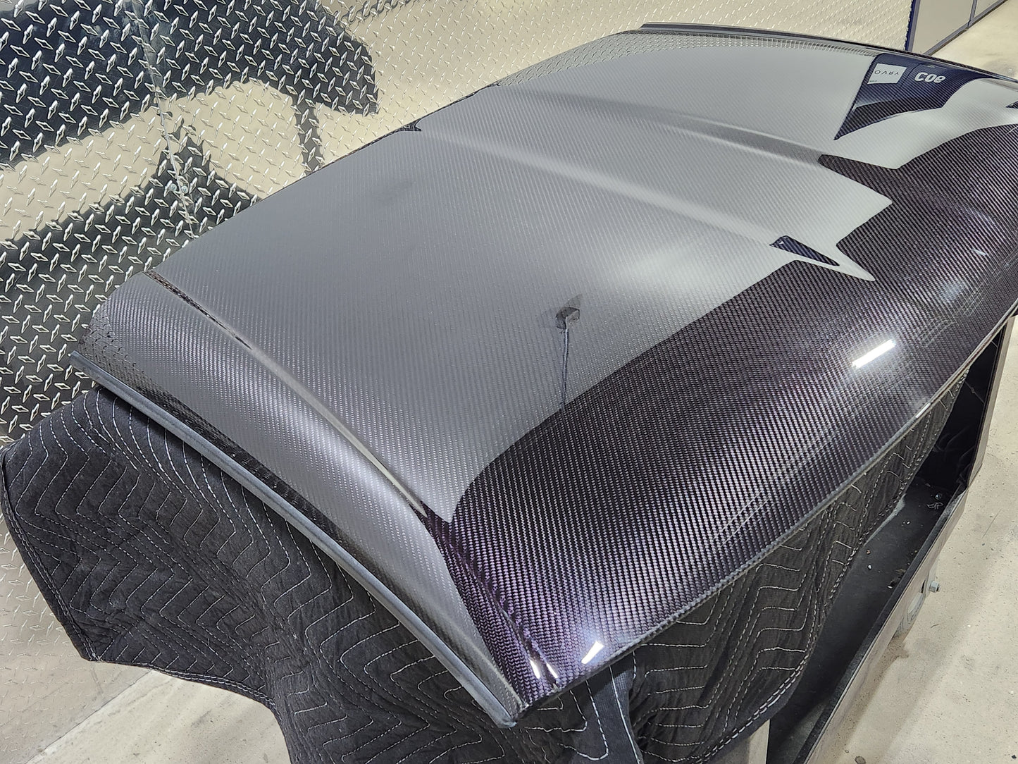 2009-2013 Chevy Corvette C6 ZR1 Exposed Carbon Fiber Roof OEM *READ*