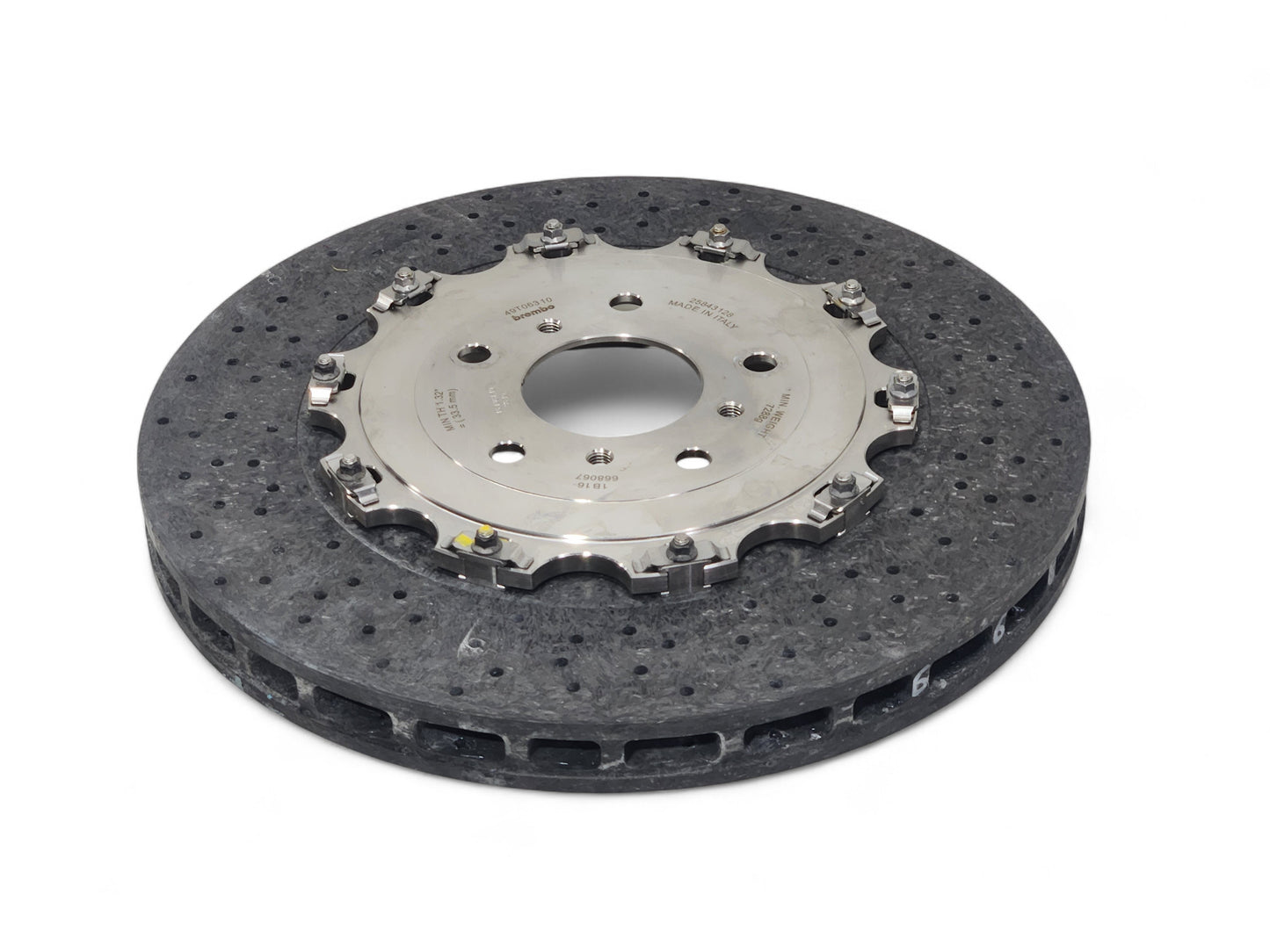 2009-2013 Chevy Corvette C6 ZR1 Rear Brembo Carbon Ceramic Brake Rotor OEM