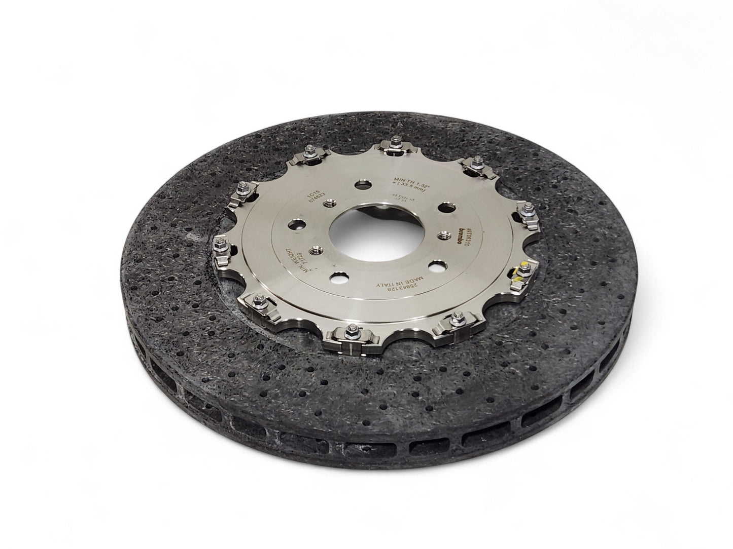 2009-2013 Chevy Corvette C6 ZR1 Rear Brembo Carbon Ceramic Brake Rotor OEM