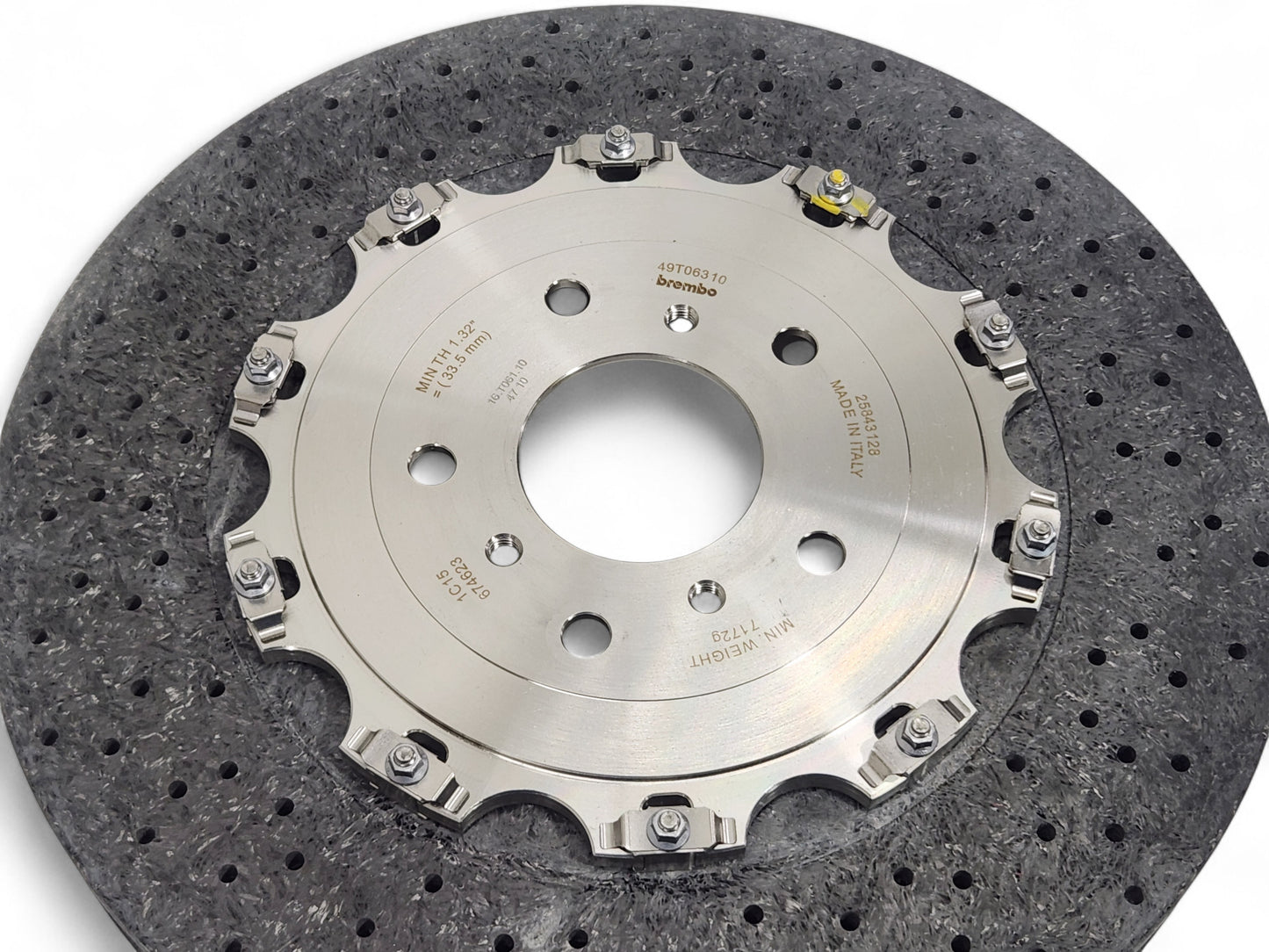 2009-2013 Chevy Corvette C6 ZR1 Rear Brembo Carbon Ceramic Brake Rotor OEM