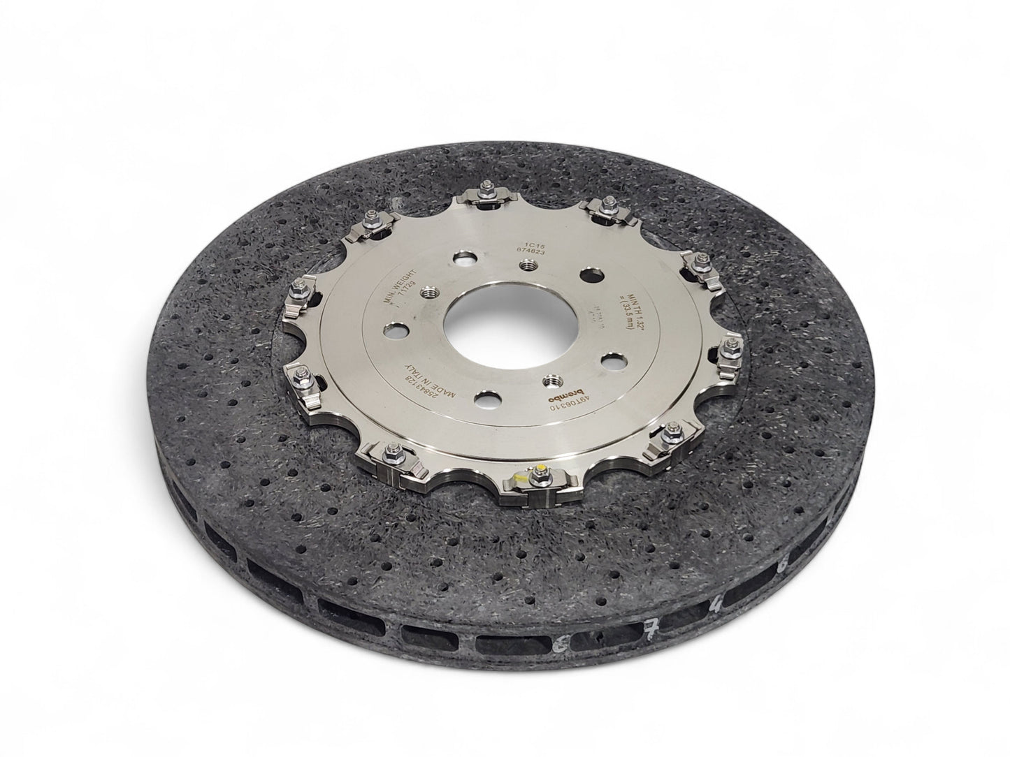 2009-2013 Chevy Corvette C6 ZR1 Rear Brembo Carbon Ceramic Brake Rotor OEM