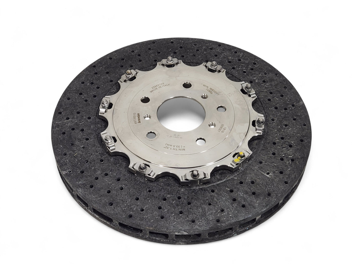 2009-2013 Chevy Corvette C6 ZR1 Rear Brembo Carbon Ceramic Brake Rotor OEM