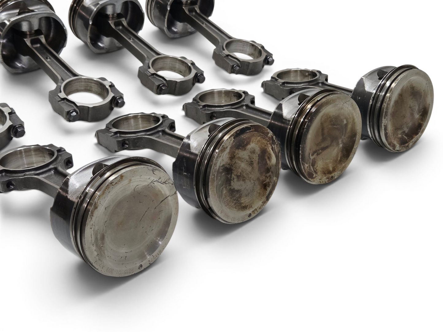 2009-2015 CTSV ZL1 LSA Connecting Rods with pistons OEM 12604857 - set of 8