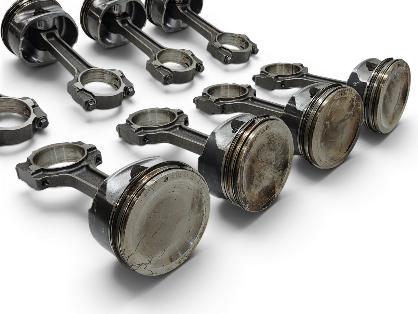 2009-2015 CTSV ZL1 LSA Connecting Rods with pistons OEM 12604857 - set of 8