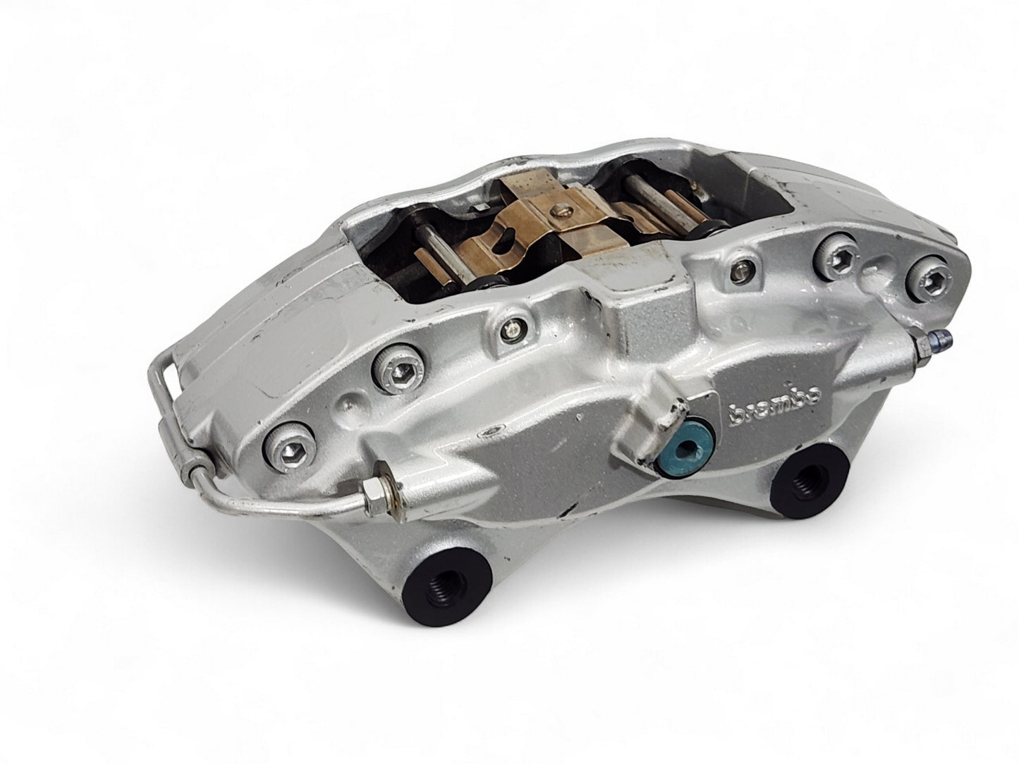 2009-2015 Cadillac CTS V Front Rear Silver Brake Caliper Set with Pads OEM GM