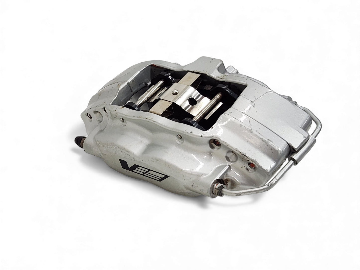 2009-2015 Cadillac CTS V Silver Rear Passenger Side Disc Brake Caliper OEM GM