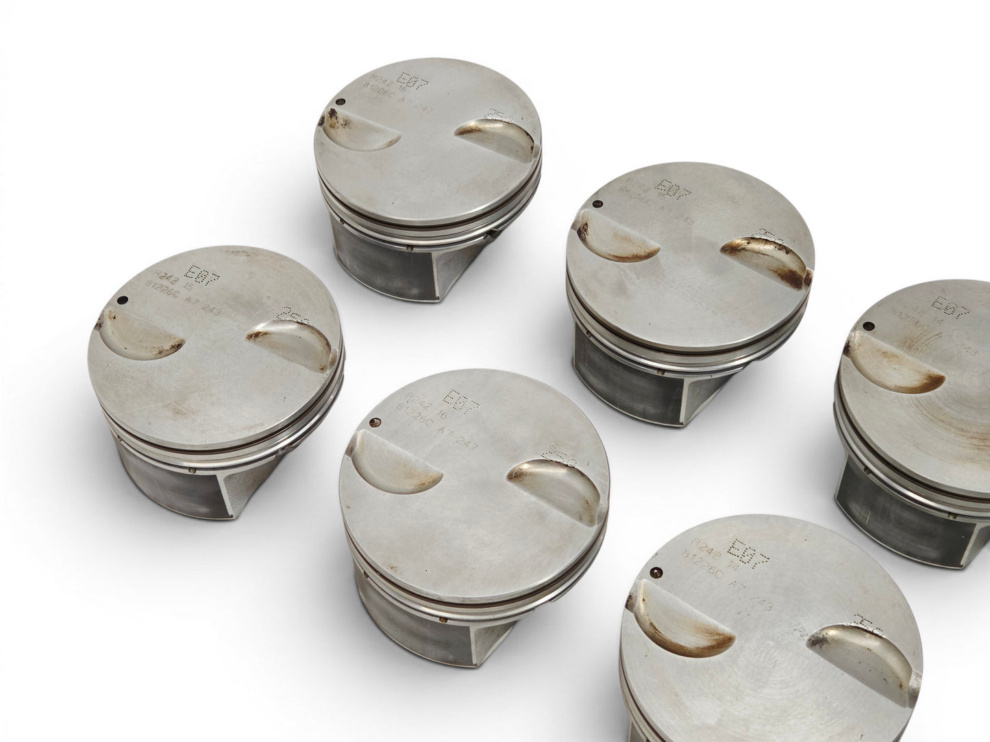 2010-2015 Camaro SS 6.2L L99 VVT Pistons OEM GM 19208471 - Set of 8