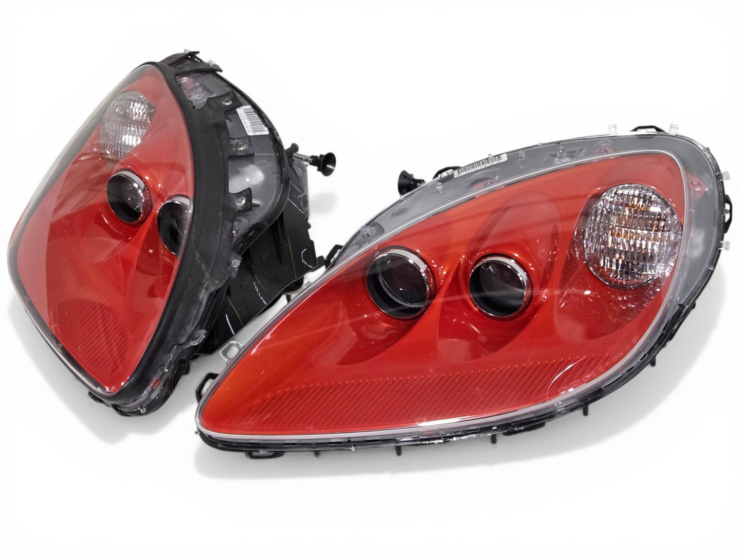 2011-2013 Corvette C6 Inferno Orange H LH Headlights Assembly OEM GM
