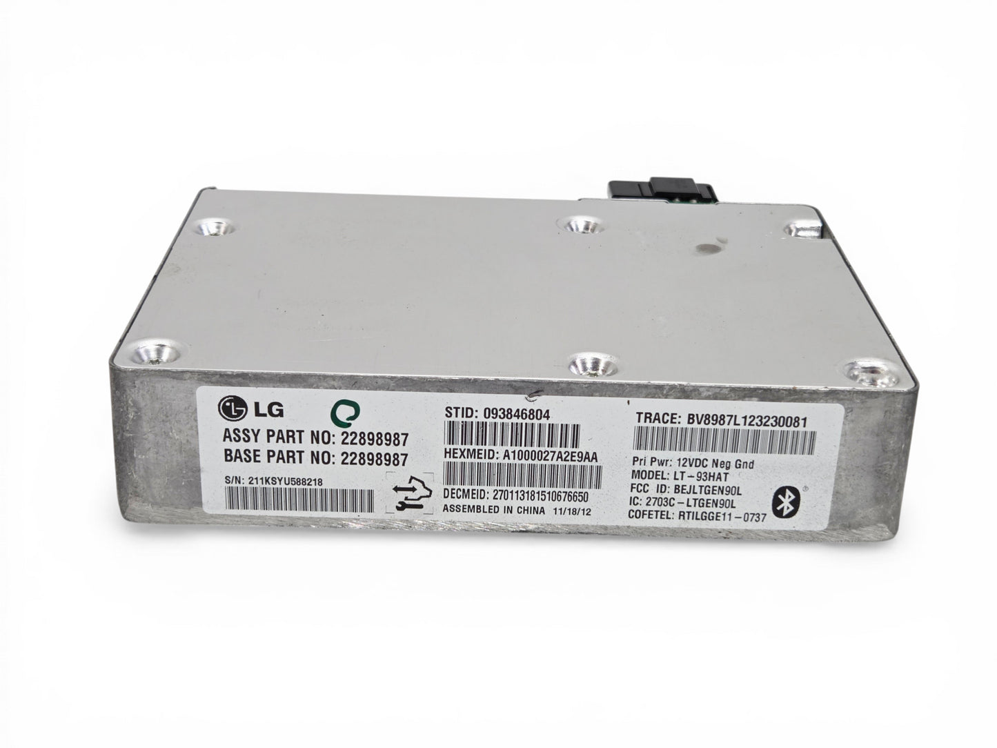2012-2013 Corvette C6 Onstar Communication Module OEM GM 22898987