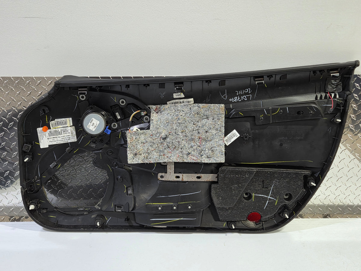 2013 Corvette C6 Z06 3LZ Heated Seats with Door Panels Black with Red Stitching