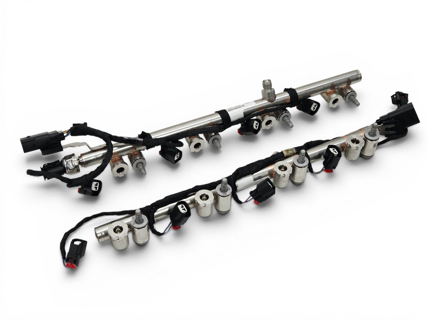 2014-2016 Chevy LT1 L86 6.2L Fuel Injector Rails with Harness OEM GM