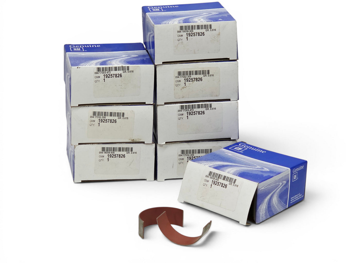2014-2018 Gen V LT1 L86 LT4 6.2L Connecting Rod Bearings OEM GM - Set of 8
