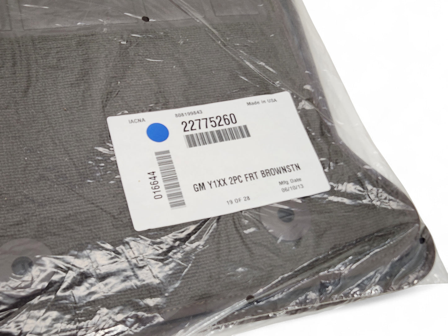 2014-2019 Chevy Corvette C7 Brownstone Floor Mats OEM GM - New in Package