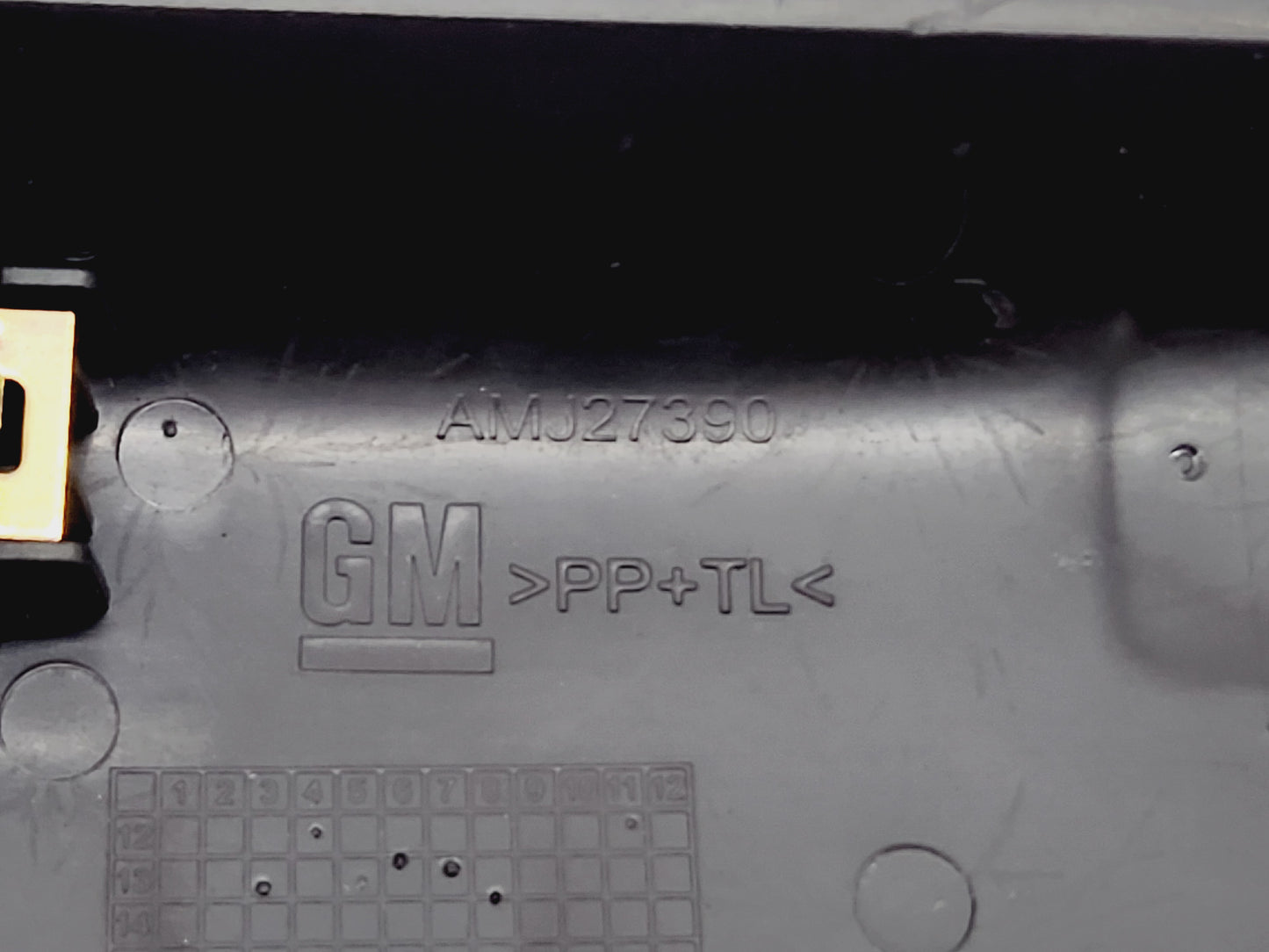 2014-2019 Chevy Corvette C7 Center Console Rear Trim Bolt Cover OEM GM