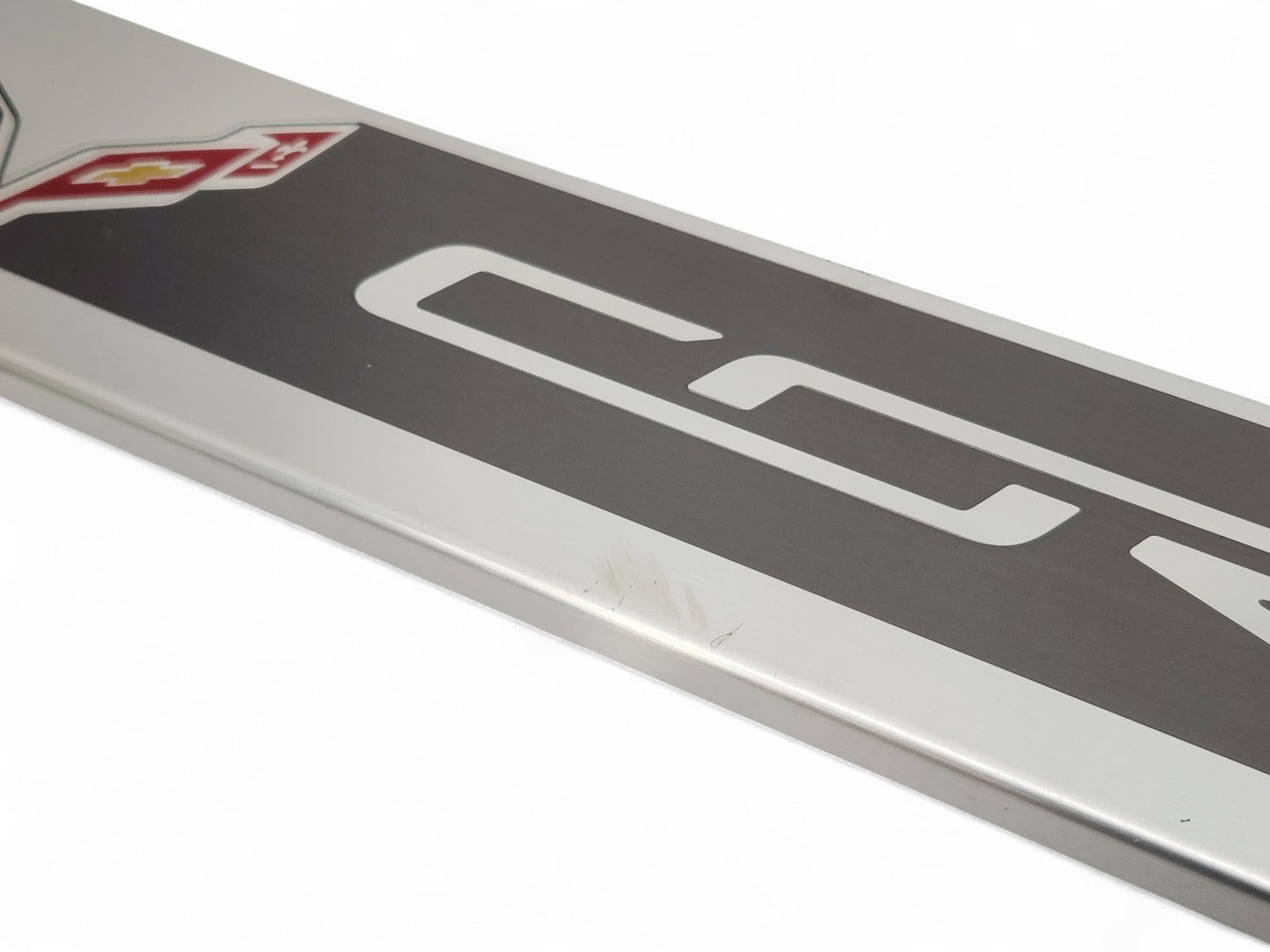 2014-2019 Chevy Corvette C7 Door Sill Scuff Entry Plates OEM GM 22789326 - Pair